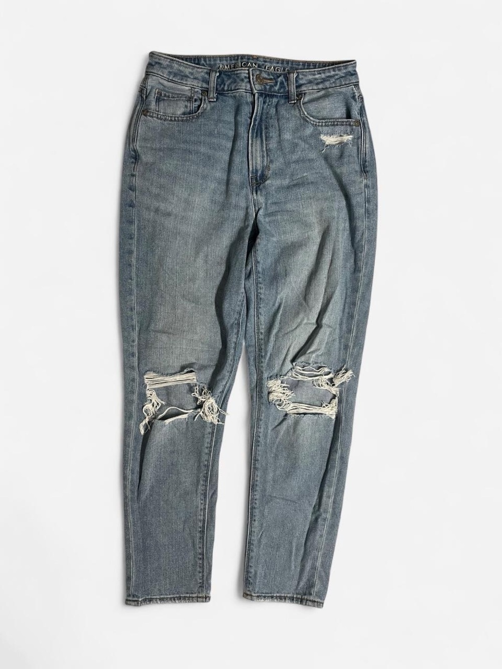 American Eagle Ripped Mom Jeans